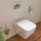 Eago EAGO WD390 White Modern Ceramic Wall Mount Toilet Bowl WD390 - alternate 1
